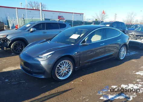 2020 Tesla Model 3 Long Range Dual Motor All-Wheel Drive from USA, damaged, VIN 5YJ3E1EB2LF791202